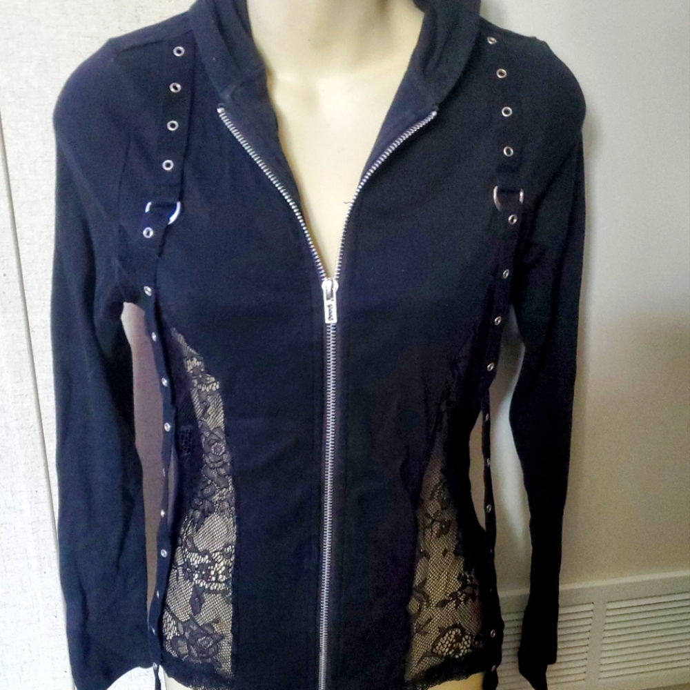 Royal bones black hoodie